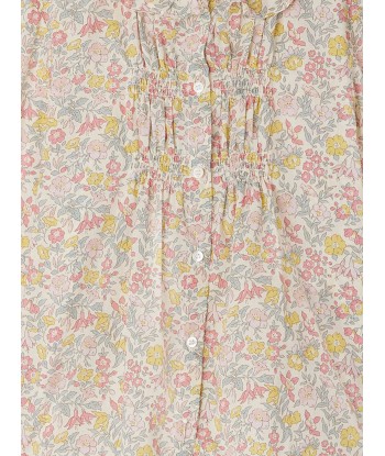 Blouse Gentille smockée en tissu Liberty Fin de série