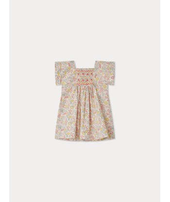 Robe Pais smockée en tissu Liberty Dans la société mordern