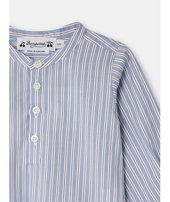 Chemise Polisson à rayures bleu Par le système avancé 