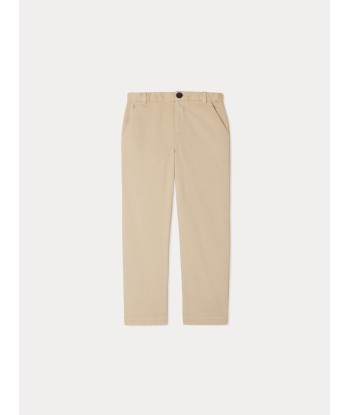 Pantalon Timoté en twill beige le des métaux précieux