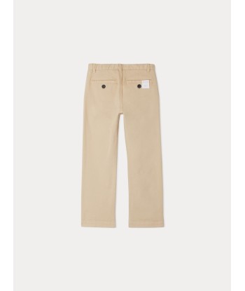 Pantalon Timoté en twill beige le des métaux précieux