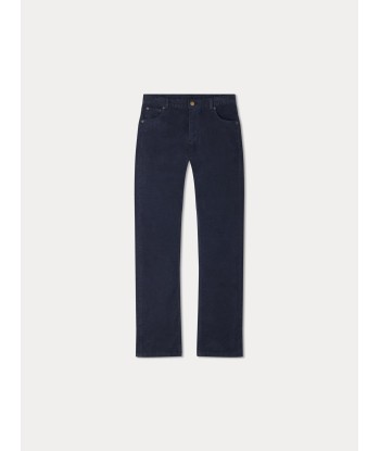 Pantalon Dewey en velours cotelé bleu foncé 2024