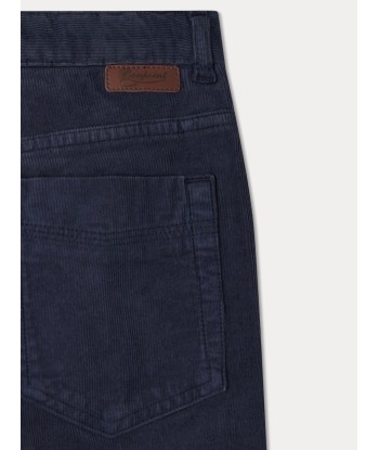 Pantalon Dewey en velours cotelé bleu foncé 2024