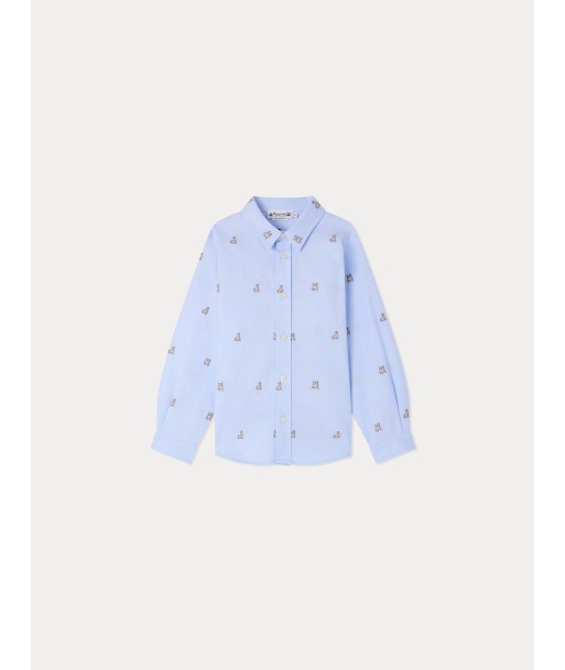 Chemise Daho à motifs bleu 50% de réduction en Octobre 2024