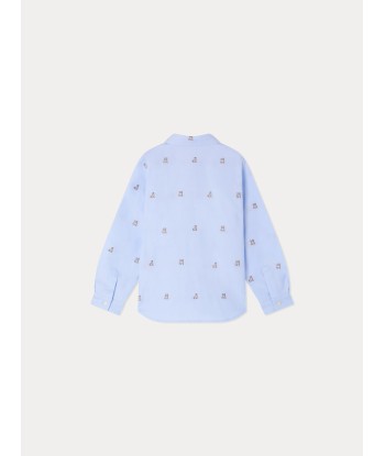 Chemise Daho à motifs bleu 50% de réduction en Octobre 2024