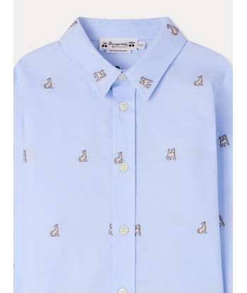 Chemise Daho à motifs bleu 50% de réduction en Octobre 2024