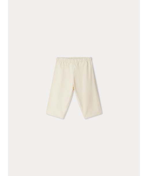 Pantalon Dandy en velours blanc destockage