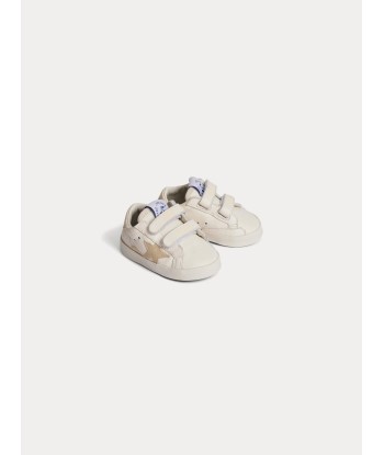 Baskets Bonpoint x Golden Goose bébé écru pas cher 