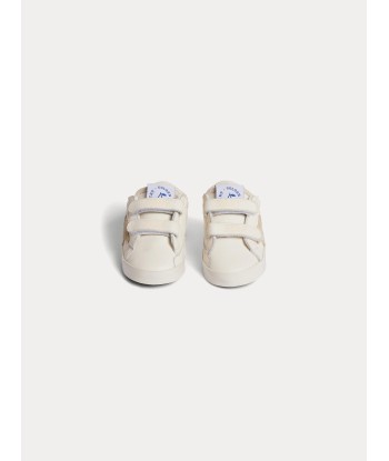 Baskets Bonpoint x Golden Goose bébé écru pas cher 