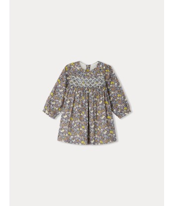 Robe bébé Tamsin smockée en tissu Liberty la colonne vertébrale