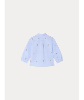 Chemise Malo bleu à motifs hantent personnes