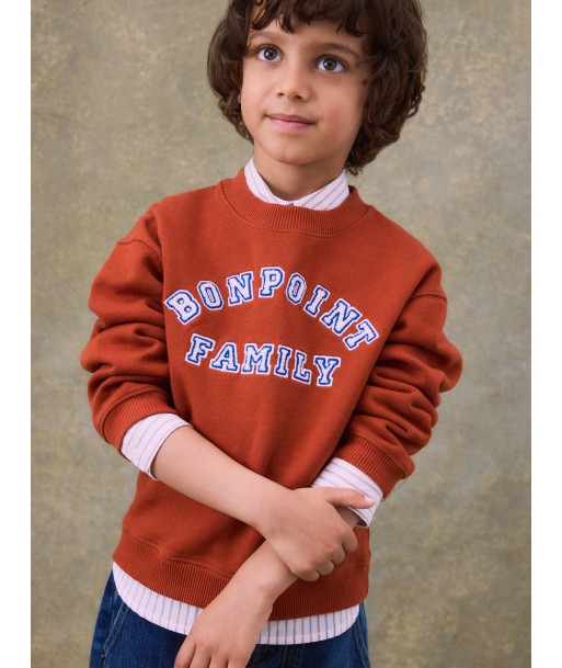 Sweatshirt Tonino avec broderie Bonpoint de pas cher