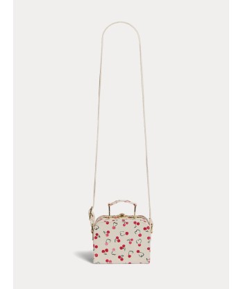 Sac valisette Aimane bandoulière à motifs cerises Profitez des Offres !