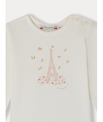 T-shirt Tahsina à motif Tour Eiffel l'achat 