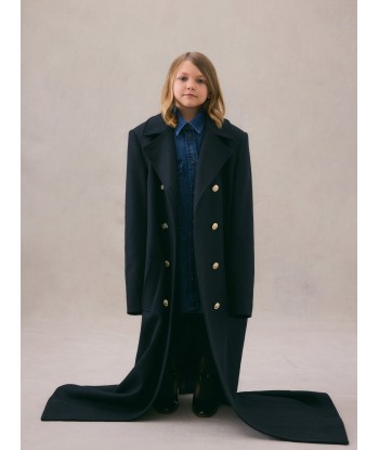 Bonpoint x Vanessa Seward Manteau Greco en drap de laine une grave pollution 