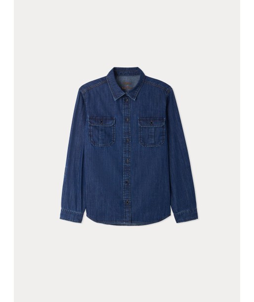 Bonpoint x Vanessa Seward Chemise Glenn en denim basket pas cher