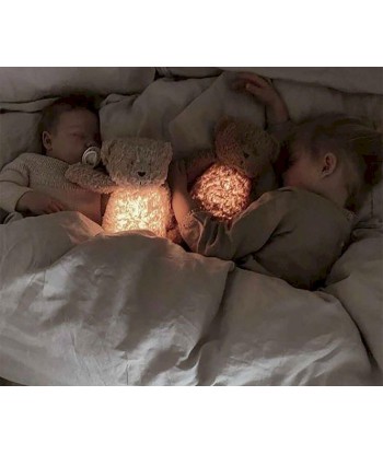 Peluche Lumière-Sons Ours Organique Moonie Sand de pas cher