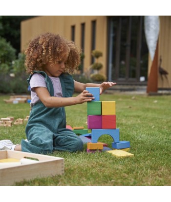 54 blocs géants en bois arc-en-ciel du meilleur 