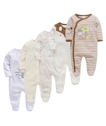 Lot de 5 Pièces de Pyjama Bébé destockage