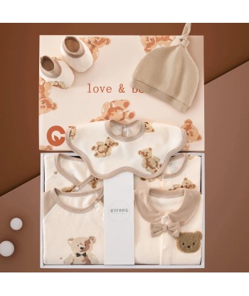 Coffret Naissance Coton | Nouveau-nés Douceur Assurée pas cher